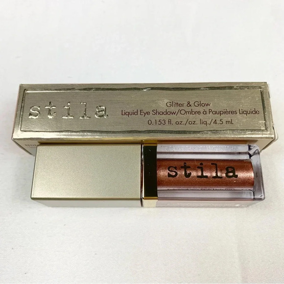 Stila Other - Stila Glitter Glow Liquid Eye Shadow Rose Gold Retro